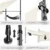 Collage of images showing details and features of a retractable awning. Náhled obrázku produktu