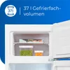 Exquisit Kühl- und Gefrierkombination KGC270-45-040E weiss Produktbild-Vorschau 2