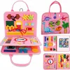 Montessori Spielzeug ab 1 Jahr, weiches Babybuch, 3D-Filz Produktbild-Vorschau 8
