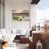 ARTland Wandbild Alu für Innen & Outdoor Schwarzer Busch Produktbild-Vorschau 5