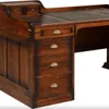 Casa Padrino Luxus Vintage Stil Schreibtisch Braun 160 x 85 Produktbild-Vorschau 2