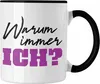 Trendation - Warum Immer Ich Lustige Tasse Büro Kaffeetasse Produktbild-Vorschau 1