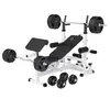 GORILLA SPORTS® Hantelbank - mit 100kg Hantelset, Ablage, Produktbild-Vorschau 1