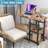 Laptoptisch mit Steckdose Notebooktisch Computertisch mit Produktbild-Vorschau 7
