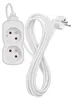 Prodlužovací kabel 3 m / 2 zásuvka / bílý / PVC / 1 mm2 Náhled obrázku produktu