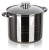 Casseruola in acciaio inox 24cm 9L con coperchio in vetro Anteprima dell’immagine prodotto 6