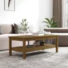 vidaXL Konferenční stolek Honey Brown 110x50x40 cm Náhled obrázku produktu 5