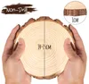 20 Stück Runde Holzscheiben ohne Löcher, 14-15cm Kiefer, Produktbild-Vorschau 7
