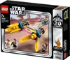 The image shows the packaging of a LEGO Star Wars Anakin's Podracer set, featuring the product and some of its minifigures. Produktbild-Vorschau