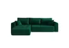 A green sectional sofa is shown against a white background. Náhľad obrázku produktu