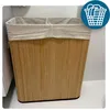 Ruhhy 24269 Dubbele wasmand van bambus, lichtbruin Productafbeelding-voorbeeld 12