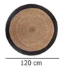 Tappeto rotondo in iuta 120 cm Anteprima dell’immagine prodotto 8