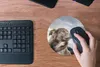 MuchoWow® Mauspad Mousepad Starrender Hund 20x20 cm - Produktbild-Vorschau 4