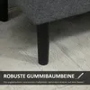 HOMCOM Sitzbank mit Stauraum Polsterbank Sitzhocker Produktbild-Vorschau 5