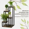 Outsunny Pflanzenregal mit 4 Ebenen, Multifunktionales Produktbild-Vorschau 4