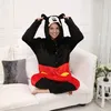 Onesie Kigurumi Pyjamas Mickey Mouse Verkleidung Kostüm L: Produktbild-Vorschau 7