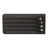 2GO Powerbank Solar 10000mAh s LED svítilnou černá Náhled obrázku produktu 7