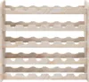 vidaXL Stojak na wino 67,5x25x60 cm lite drewno sosnowe Podgląd zdjęcia produktu 5