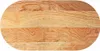 vidaXL Tischplatte Hellbraun 120x60x2 cm Massivholz Eiche Produktbild-Vorschau 1