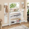 Sweiko 89,5x23x96,5 cm 4-częściowy zestaw garderoby z Podgląd zdjęcia produktu 6
