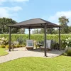 TOOLPORT Gartenpavillon 3x3,65 m Stahl-Dach mit Produktbild-Vorschau 3