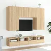 vidaXL Szafka wisząca pod TV dąb sonoma 100x30x30 cm Podgląd zdjęcia produktu 4
