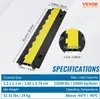 5er Set 2-Kanal-Kabelschutzrampe Kabelbrücke aus TPU & TPR Produktbild-Vorschau 7