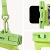 Collage of close-up shots of a green waterproof phone case. Produktbild-Vorschau