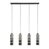 Hoyz-Kollektion – Hängelampe 4L Zylinderglas – Artic Black Produktbild-Vorschau 3