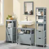 SoBuy FRG128-SG Waschbeckenunterschrank Badmöbel Badschrank Produktbild-Vorschau 3