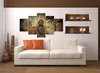 Obraz na plátně Buddha 5-dílný 160x80 cm Náhled obrázku produktu 2