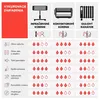Klarstein Infračervený ohrievač, prenosný elektrický Náhľad obrázku produktu 10