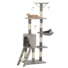 vidaXL Tiragraffi per gatti con colonne in sisal 138 cm Anteprima dell’immagine prodotto 1