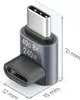 deleyCON USB-C Adapter Winkel 90 Grad (2 Stück) 40Gbps, Produktbild-Vorschau 2