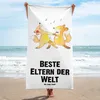 Mr. & Mrs. Panda Handtuch Fuchs Beste Eltern der Welt - Produktbild-Vorschau 2