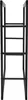 ML-Design Kaminholzregal aus Metall, 80x100 cm, Schwarz, Produktbild-Vorschau 3