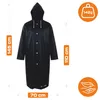Regenponcho Damen Herren, Regenmantel Wasserdicht aus EVA, Produktbild-Vorschau 2