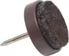 Adsamm® | 32 x Filzgleiter mit Nagel | Ø 17 mm | Braun | Produktbild-Vorschau 1