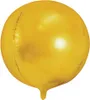 Kugel-Folienballon, 40cm, gold Produktbild-Vorschau 3
