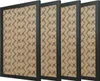 Bilderrahmen DIN A3 Set 4 Stück Schwarz Wand Rahmen 32,5 x Produktbild-Vorschau 1