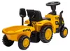 Puck CAT Traktor mit Anhänger | Kinder Laufauto Produktbild-Vorschau 3