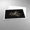 Poster - Poster ohne Rahmen - Asiatisch Vogel Blumen - Produktbild-Vorschau 3