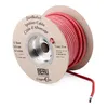 A spool of red ignition cable on a white background. Produktbild-Vorschau