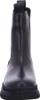 A front view of a black Chelsea boot with a thick sole. Produktbild-Vorschau