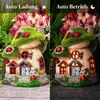 Solar Feenhaus Pilz Gartendeko aus Kunstharz, handbemalt, Produktbild-Vorschau 5