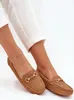 Damen Mokassins Mit Ausschnitten Und Dekoration Camel Produktbild-Vorschau 2