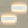 Moderne weiße LED-Wandleuchte, 40 cm Länge, Set (1 Stück), Produktbild-Vorschau 1