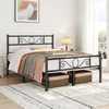 Yaheetech Bettrahmen Metallbett für 140 x 200 cm Matratze Produktbild-Vorschau 1