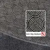 A close-up view of the underside of a rug, showing its anti-slip texture and a label indicating 'Anti Slip Bottom'. Anteprima dell’immagine prodotto