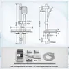 JOHO set doccia in acciaio inox con piatto doccia, set asta Anteprima dell’immagine prodotto 7